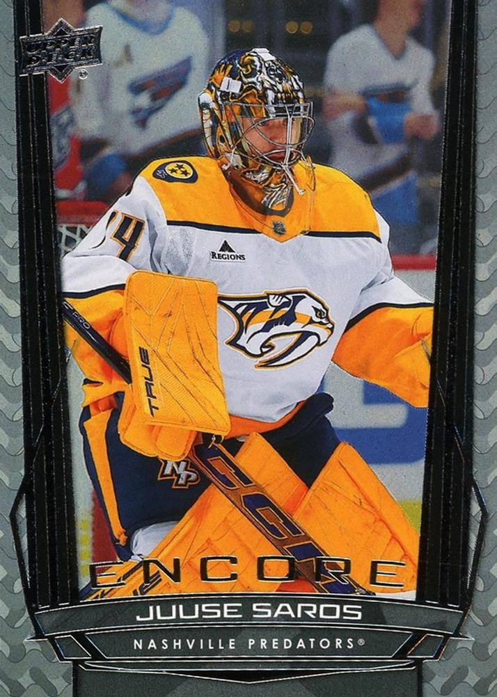 #E-63 Juuse Saros - Nashville Predators - 2025-26 Upper Deck - Encore Hockey