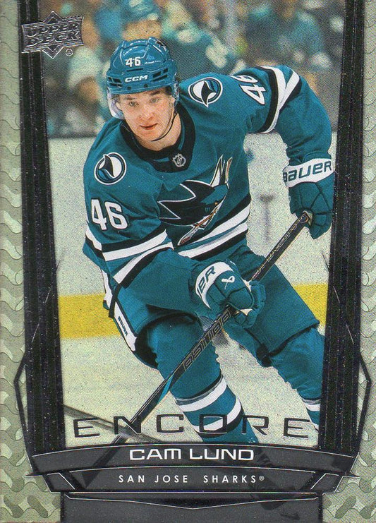 #E-181 Cam Lund - San Jose Sharks - 2025-26 Upper Deck - Encore Hockey