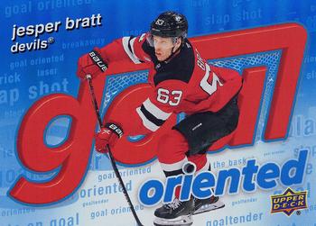 #GO-6 Jesper Bratt - New Jersey Devils - 2025-26 Upper Deck - Goal Oriented Hockey