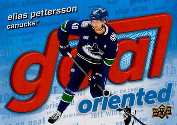 #GO-10 Elias Pettersson - Vancouver Canucks - 2025-26 Upper Deck - Goal Oriented Hockey