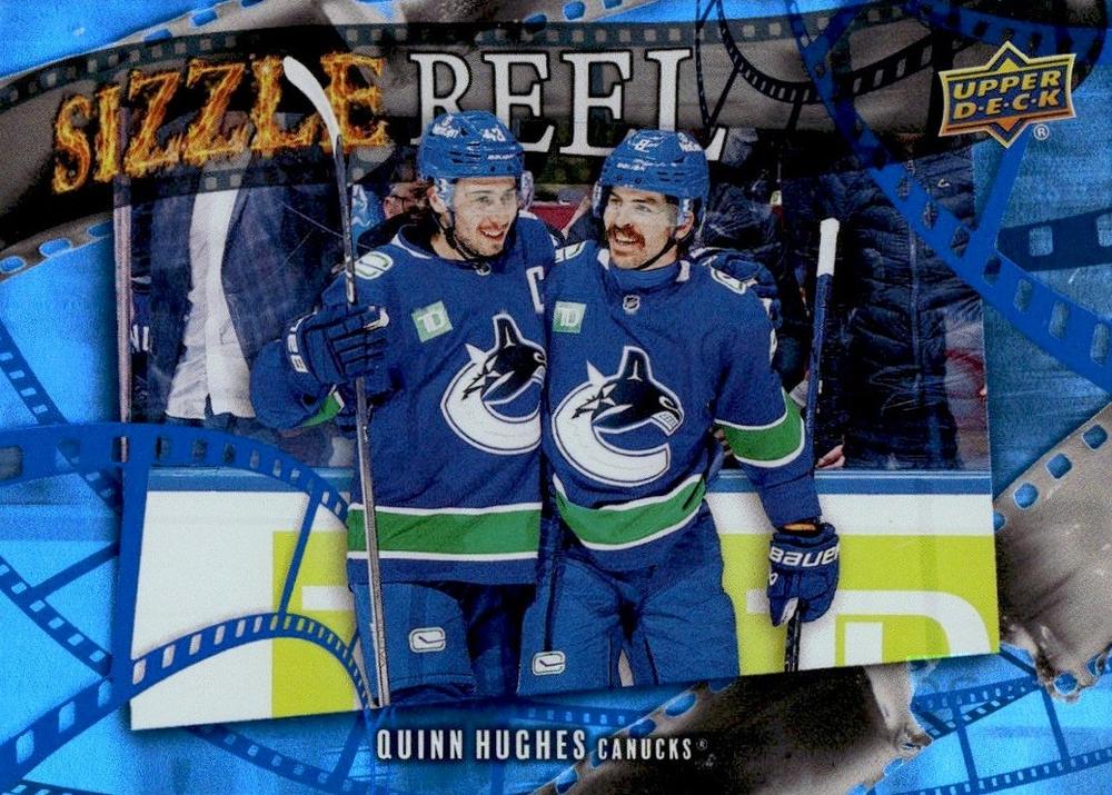 #SR-9 Quinn Hughes - Vancouver Canucks - 2025-26 Upper Deck - Sizzle Reel Hockey