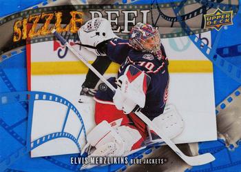 #SR-47 Elvis Merzlikins - Columbus Blue Jackets - 2025-26 Upper Deck - Sizzle Reel Hockey