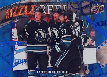 #SR-69 Tyler Toffoli - San Jose Sharks - 2025-26 Upper Deck - Sizzle Reel Hockey