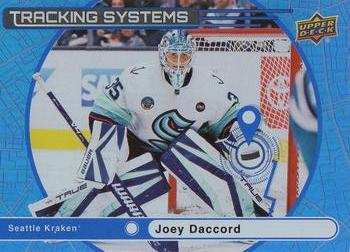 #TS-4 Joey Daccord - Seattle Kraken - 2025-26 Upper Deck - Tracking Systems Hockey