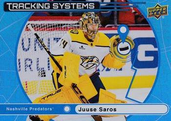 #TS-7 Juuse Saros - Nashville Predators - 2025-26 Upper Deck - Tracking Systems Hockey