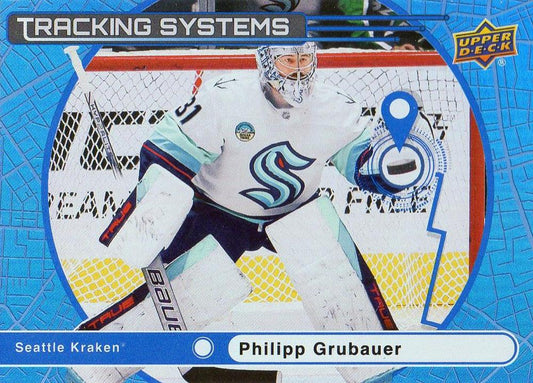 #TS-12 Philipp Grubauer - Seattle Kraken - 2025-26 Upper Deck - Tracking Systems Hockey