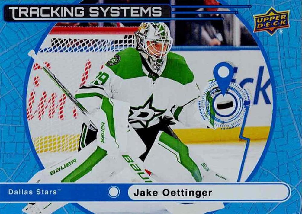 #TS-19 Jake Oettinger - Dallas Stars - 2025-26 Upper Deck - Tracking Systems Hockey
