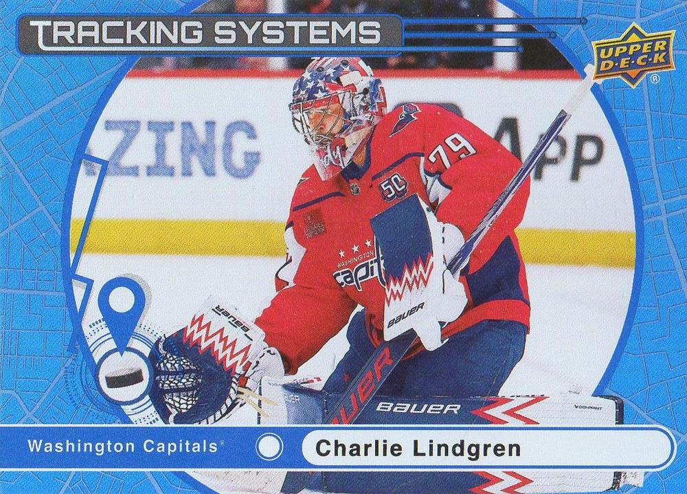 #TS-27 Charlie Lindgren - Washington Capitals - 2025-26 Upper Deck - Tracking Systems Hockey