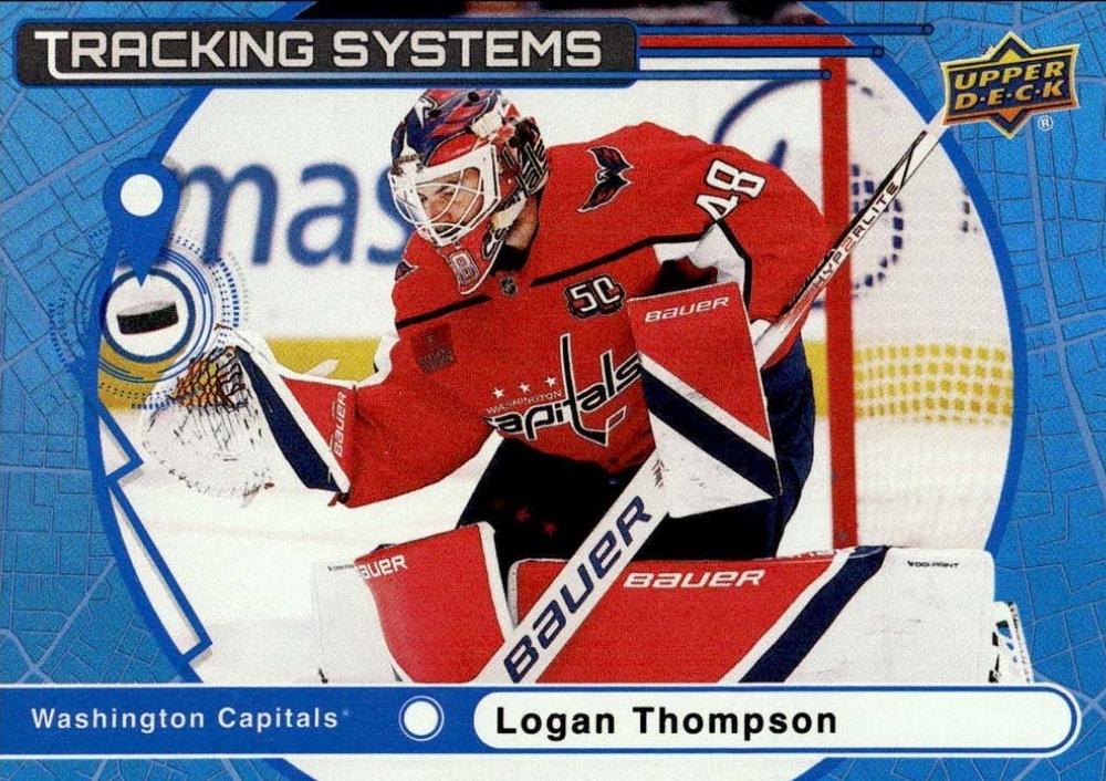 #TS-29 Logan Thompson - Washington Capitals - 2025-26 Upper Deck - Tracking Systems Hockey