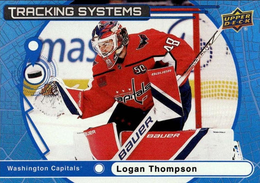 #TS-29 Logan Thompson - Washington Capitals - 2025-26 Upper Deck - Tracking Systems Hockey
