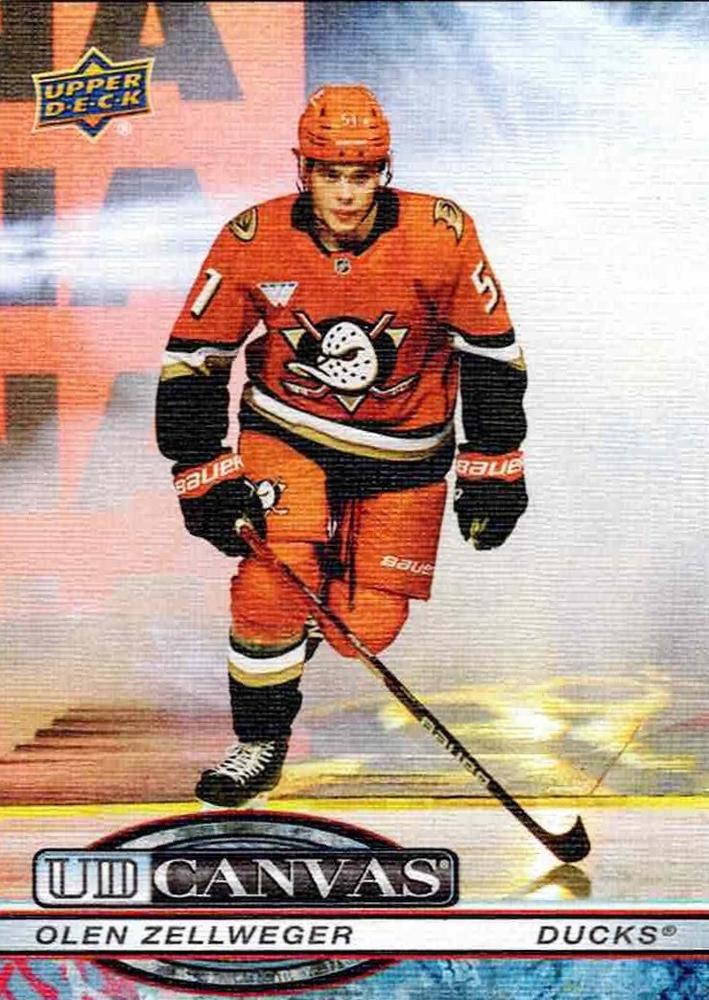 #C-9 Olen Zellweger - Anaheim Ducks - 2025-26 Upper Deck - UD Canvas Hockey