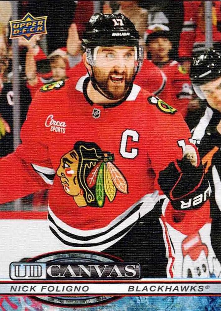 #C-18 Nick Foligno - Chicago Blackhawks - 2025-26 Upper Deck - UD Canvas Hockey