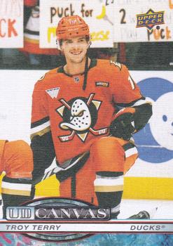 #C-55 Troy Terry - Anaheim Ducks - 2025-26 Upper Deck - UD Canvas Hockey