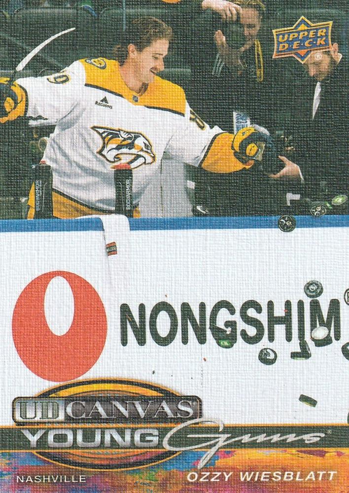 #C-104 Ozzy Wiesblatt YG - Nashville Predators - 2025-26 Upper Deck - UD Canvas Hockey