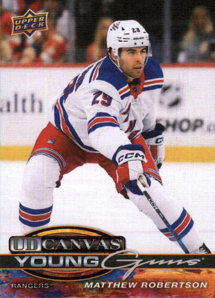 #C-108 Matthew Robertson YG - New York Rangers - 2025-26 Upper Deck - UD Canvas Hockey