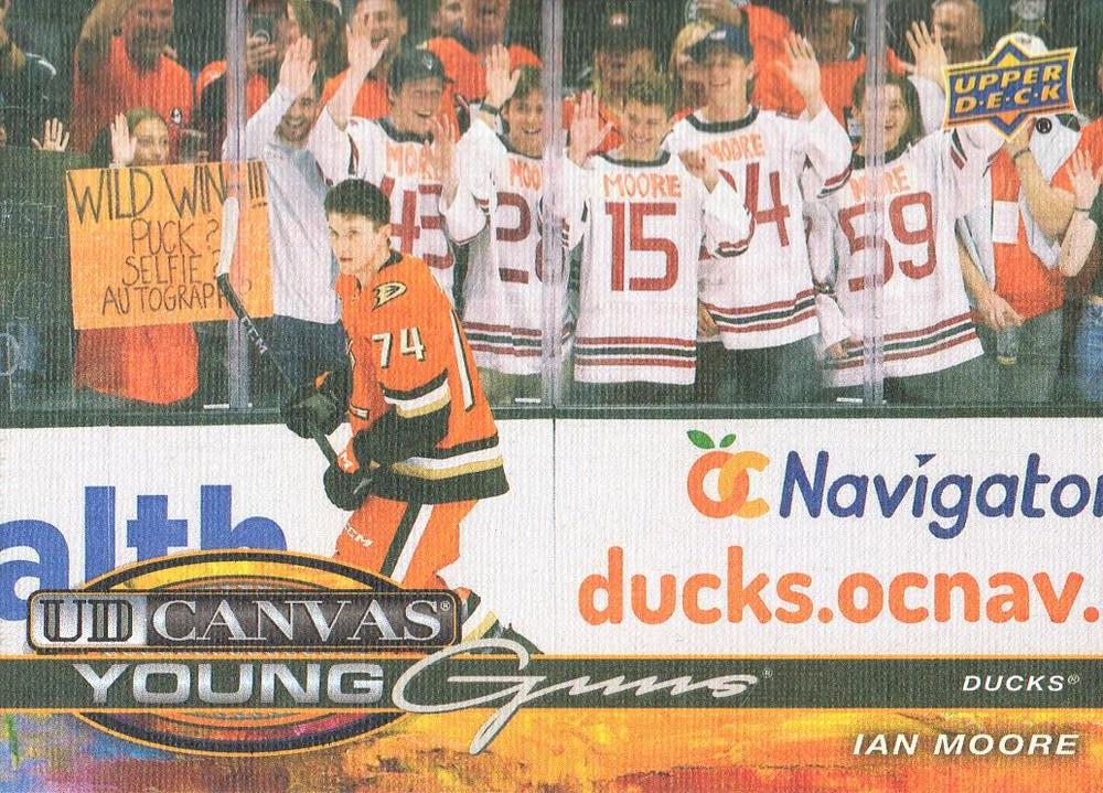 #C-111 Ian Moore YG - Anaheim Ducks - 2025-26 Upper Deck - UD Canvas Hockey