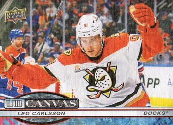 #C-131 Leo Carlsson - Anaheim Ducks - 2025-26 Upper Deck - UD Canvas Hockey