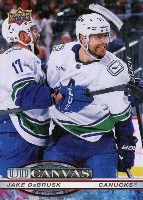 #C-143 Jake DeBrusk - Vancouver Canucks - 2025-26 Upper Deck - UD Canvas Hockey