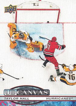 #C-165 Taylor Hall - Carolina Hurricanes - 2025-26 Upper Deck - UD Canvas Hockey