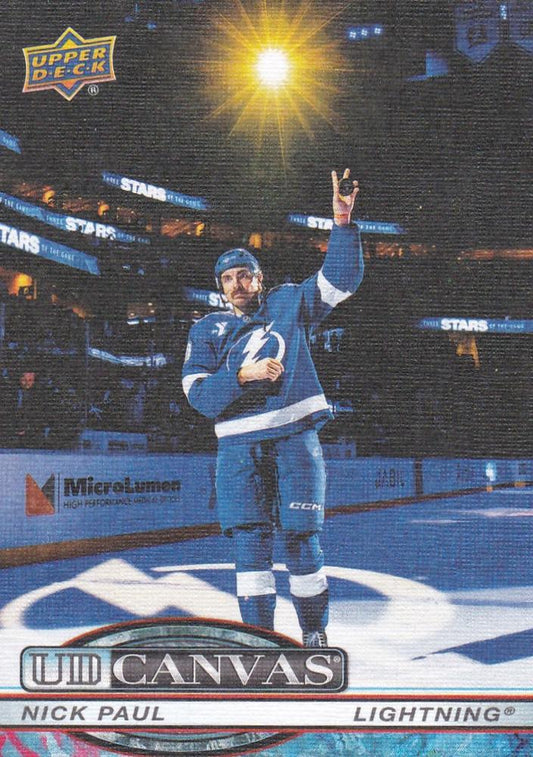 #C-189 Nick Paul - Tampa Bay Lightning - 2025-26 Upper Deck - UD Canvas Hockey