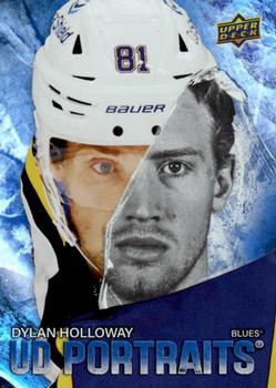 #P-5 Dylan Holloway - St. Louis Blues - 2025-26 Upper Deck - UD Portraits Hockey