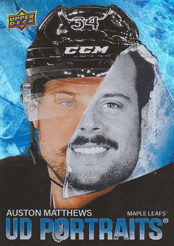 #P-10 Auston Matthews - Toronto Maple Leafs - 2025-26 Upper Deck - UD Portraits Hockey