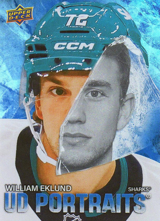 #P-15 William Eklund - San Jose Sharks - 2025-26 Upper Deck - UD Portraits Hockey