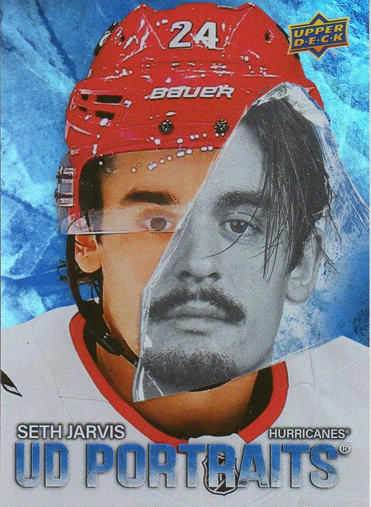 #P-17 Seth Jarvis - Carolina Hurricanes - 2025-26 Upper Deck - UD Portraits Hockey