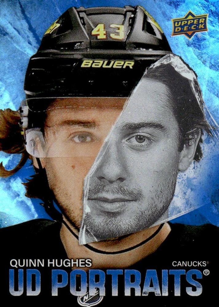 #P-25 Quinn Hughes - Vancouver Canucks - 2025-26 Upper Deck - UD Portraits Hockey