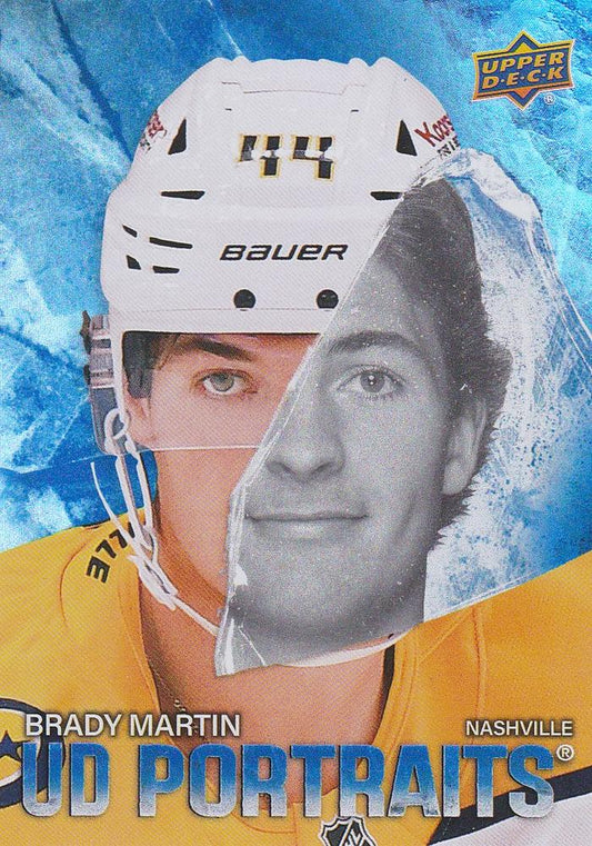 #P-41 Brady Martin - Nashville Predators - 2025-26 Upper Deck - UD Portraits Hockey