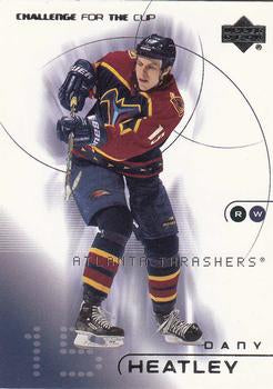 #3 Dany Heatley - Atlanta Thrashers - 2001-02 Upper Deck Challenge for the Cup Hockey