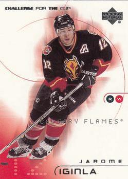 #9 Jarome Iginla - Calgary Flames - 2001-02 Upper Deck Challenge for the Cup Hockey