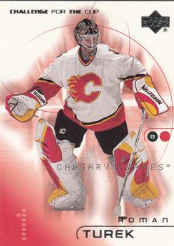 #10 Roman Turek - Calgary Flames - 2001-02 Upper Deck Challenge for the Cup Hockey