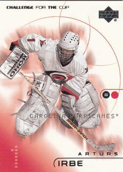 #13 Arturs Irbe - Carolina Hurricanes - 2001-02 Upper Deck Challenge for the Cup Hockey