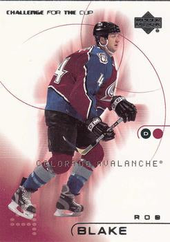#16 Rob Blake - Colorado Avalanche - 2001-02 Upper Deck Challenge for the Cup Hockey