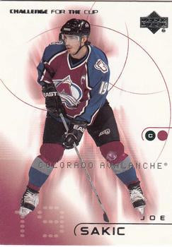 #17 Joe Sakic - Colorado Avalanche - 2001-02 Upper Deck Challenge for the Cup Hockey