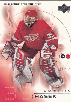 #27 Dominik Hasek - Detroit Red Wings - 2001-02 Upper Deck Challenge for the Cup Hockey