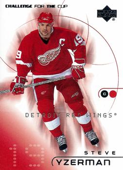 #28 Steve Yzerman - Detroit Red Wings - 2001-02 Upper Deck Challenge for the Cup Hockey