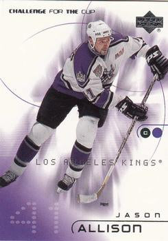 #39 Jason Allison - Los Angeles Kings - 2001-02 Upper Deck Challenge for the Cup Hockey