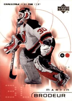 #50 Martin Brodeur - New Jersey Devils - 2001-02 Upper Deck Challenge for the Cup Hockey