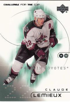 #65 Claude Lemieux - Phoenix Coyotes - 2001-02 Upper Deck Challenge for the Cup Hockey