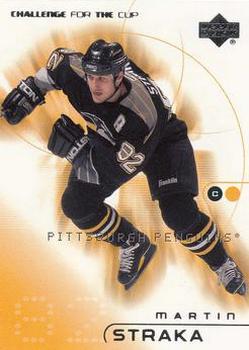 #70 Martin Straka - Pittsburgh Penguins - 2001-02 Upper Deck Challenge for the Cup Hockey