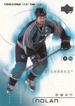 #71 Owen Nolan - San Jose Sharks - 2001-02 Upper Deck Challenge for the Cup Hockey