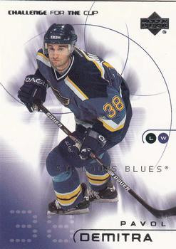 #76 Pavol Demitra - St. Louis Blues - 2001-02 Upper Deck Challenge for the Cup Hockey
