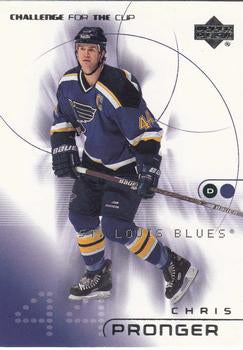 #77 Chris Pronger - St. Louis Blues - 2001-02 Upper Deck Challenge for the Cup Hockey
