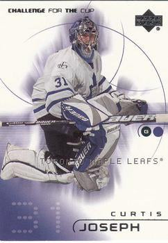 #82 Curtis Joseph - Toronto Maple Leafs - 2001-02 Upper Deck Challenge for the Cup Hockey