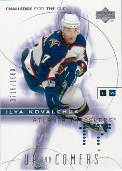 #95 Ilya Kovalchuk - Atlanta Thrashers - 2001-02 Upper Deck Challenge for the Cup Hockey