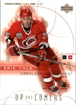 #100 Erik Cole - Carolina Hurricanes - 2001-02 Upper Deck Challenge for the Cup Hockey