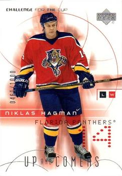 #107 Niklas Hagman - Florida Panthers - 2001-02 Upper Deck Challenge for the Cup Hockey