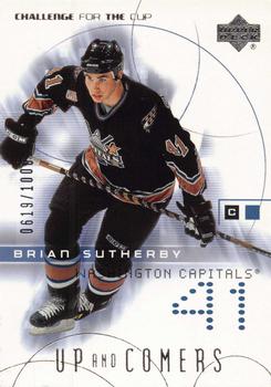#134 Brian Sutherby - Washington Capitals - 2001-02 Upper Deck Challenge for the Cup Hockey